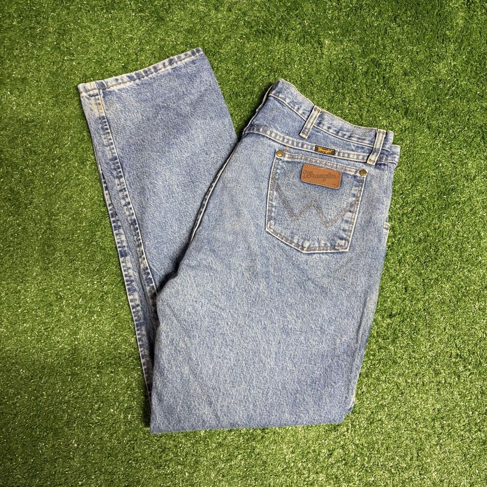Wrangler Men’s Jeans 36x32 Medium Wash Classic Straight Leg Denim